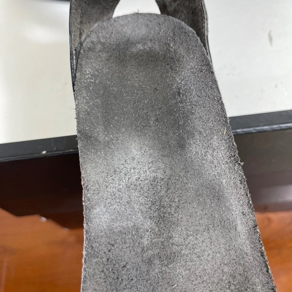 Naot black leather
